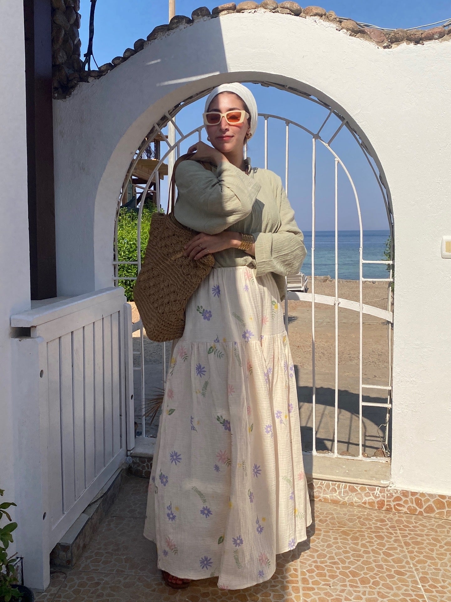 Floral skirt
