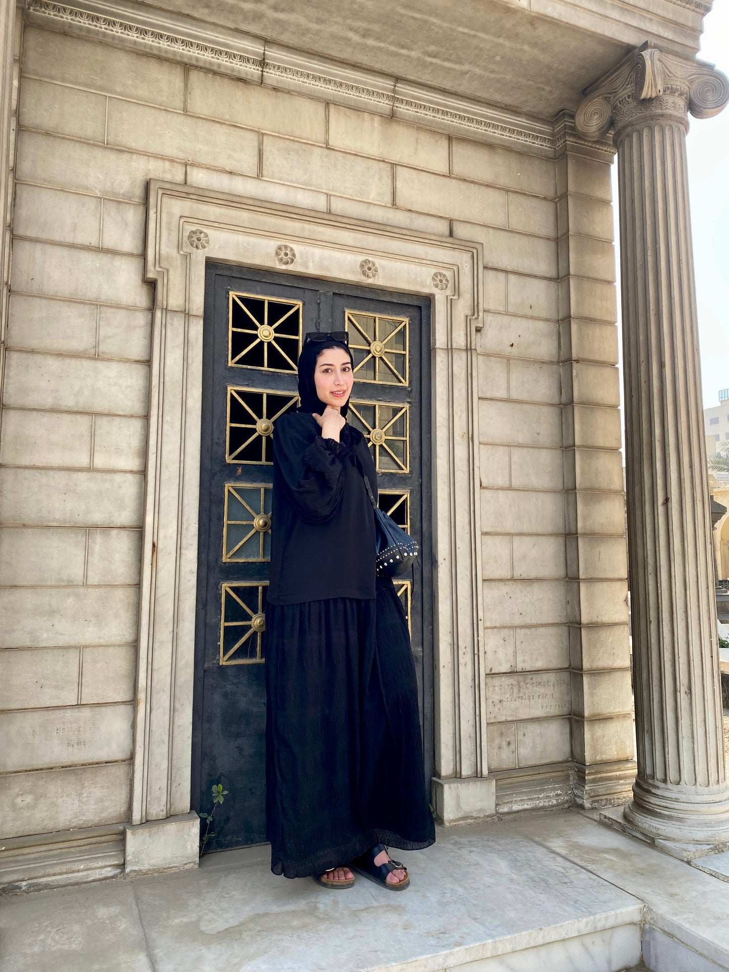 Chiffon maxi dress