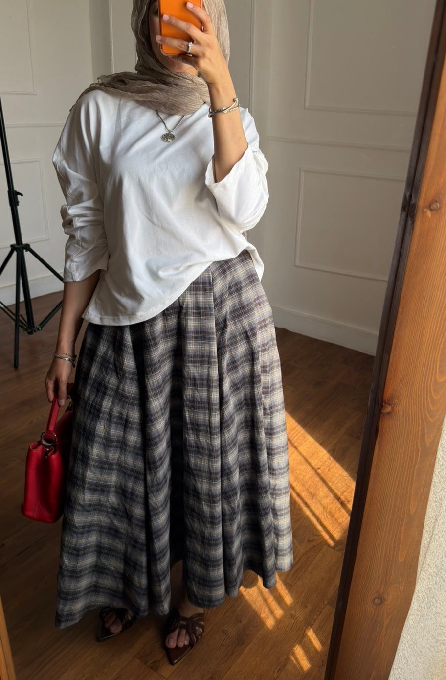 The Plaid skirt