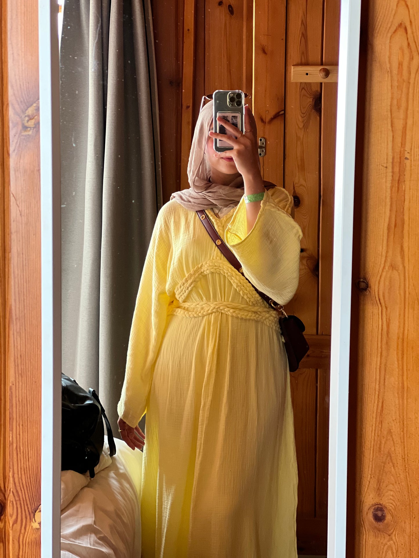 Boho taube dress