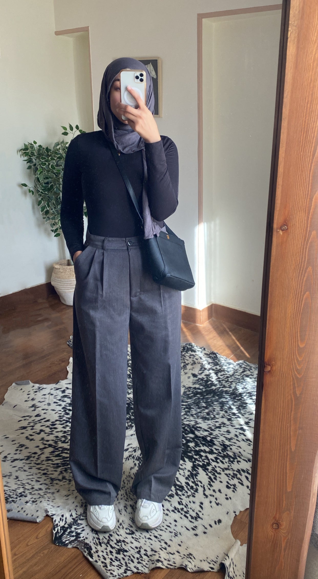 Straight-leg pants