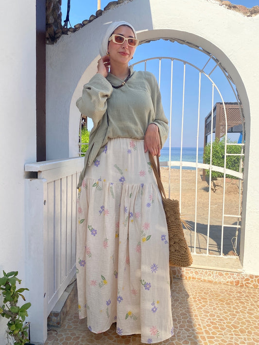 Floral skirt