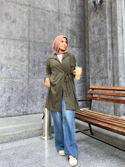 Wrap blouse