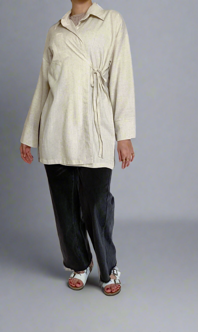 Wrap blouse