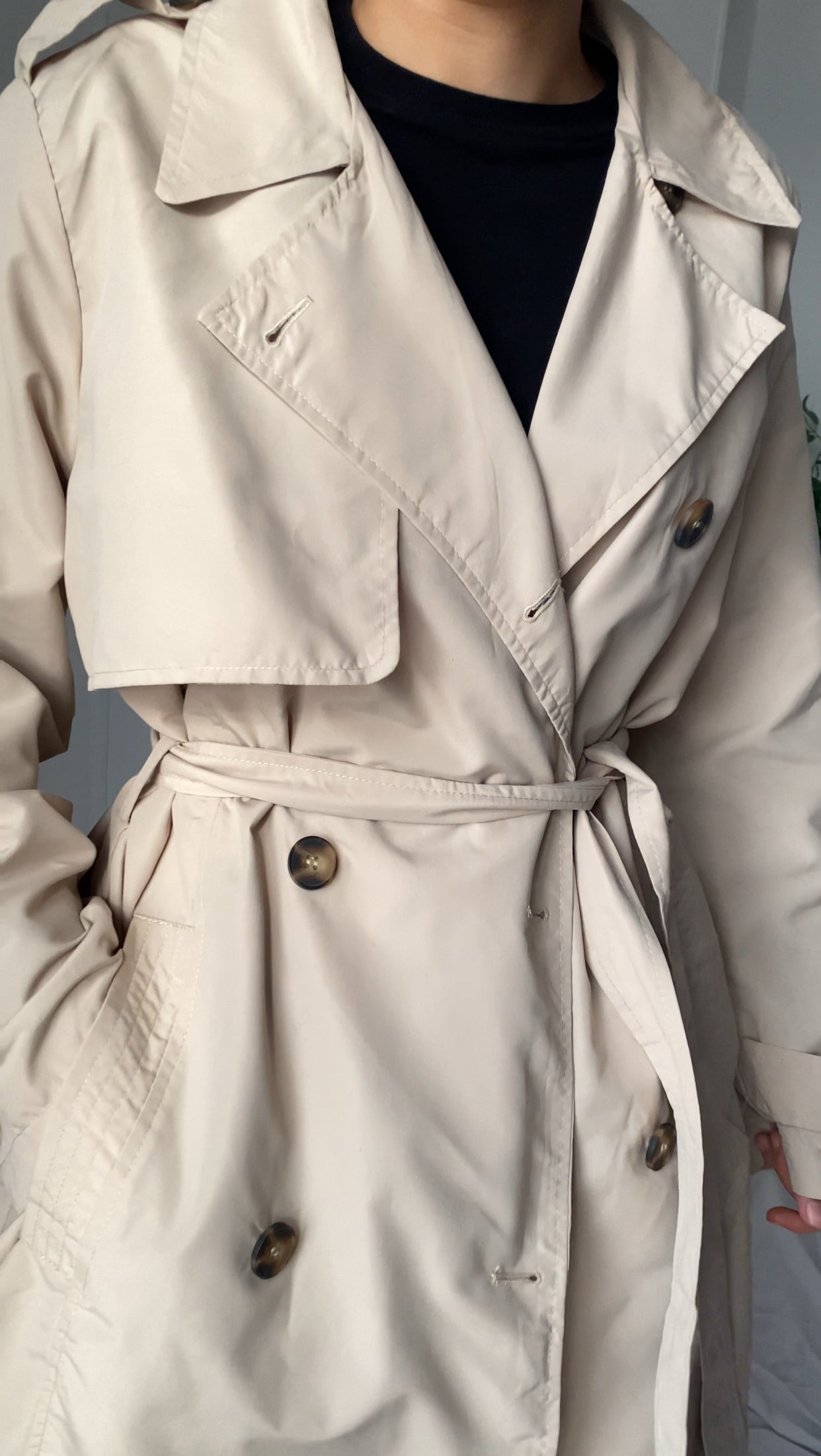 MIDI GO TO trench-coat