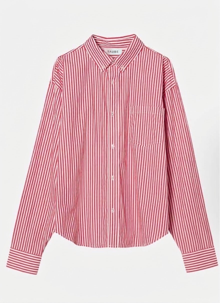 Stripped red shirt